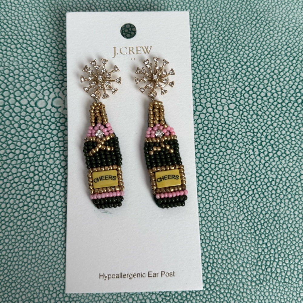 NEW* J.Crew champagne Stud Earrings